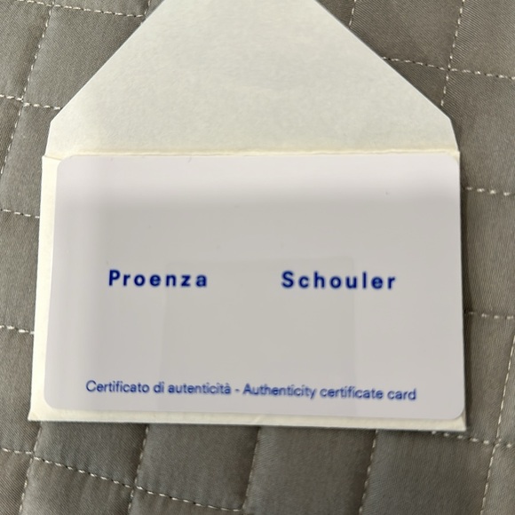 Proenza Schouler medium PS1 leather satchel bag in burgundy color - Picture 10 of 10